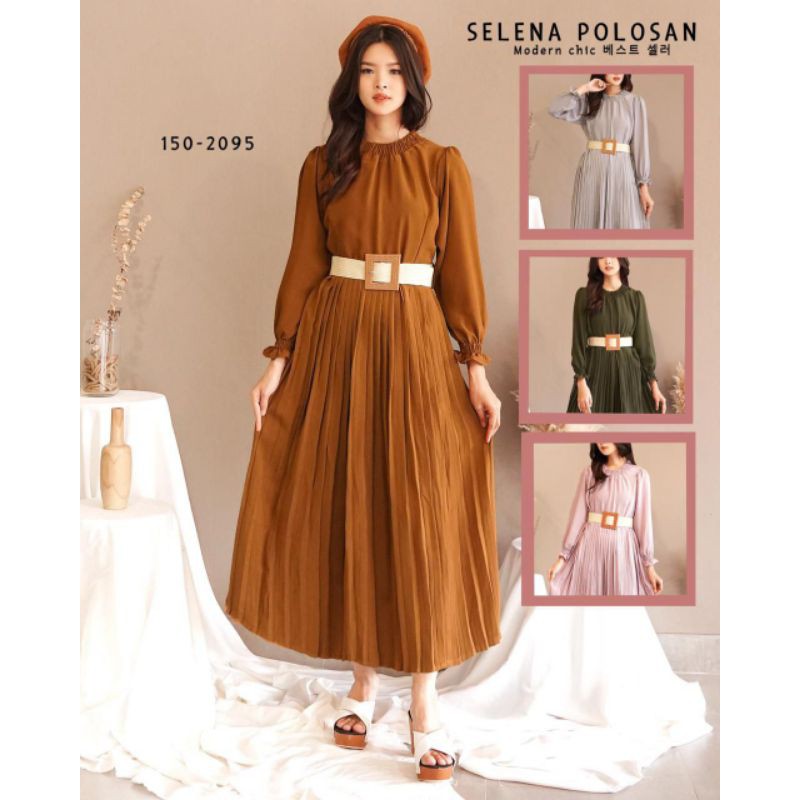 Selena Dress Polos Korea By Yuna