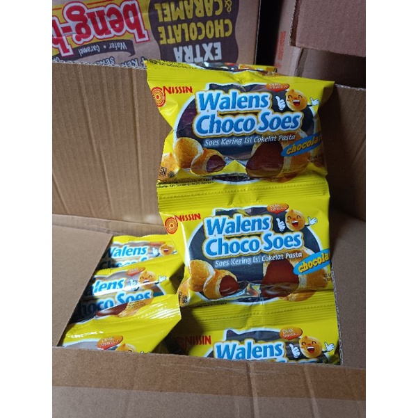 ECER!! Nissin Walens Choco soes bernetto 15gr. Beratribut BPOM RI dan Halal MUI/YS.OLSHOP2020