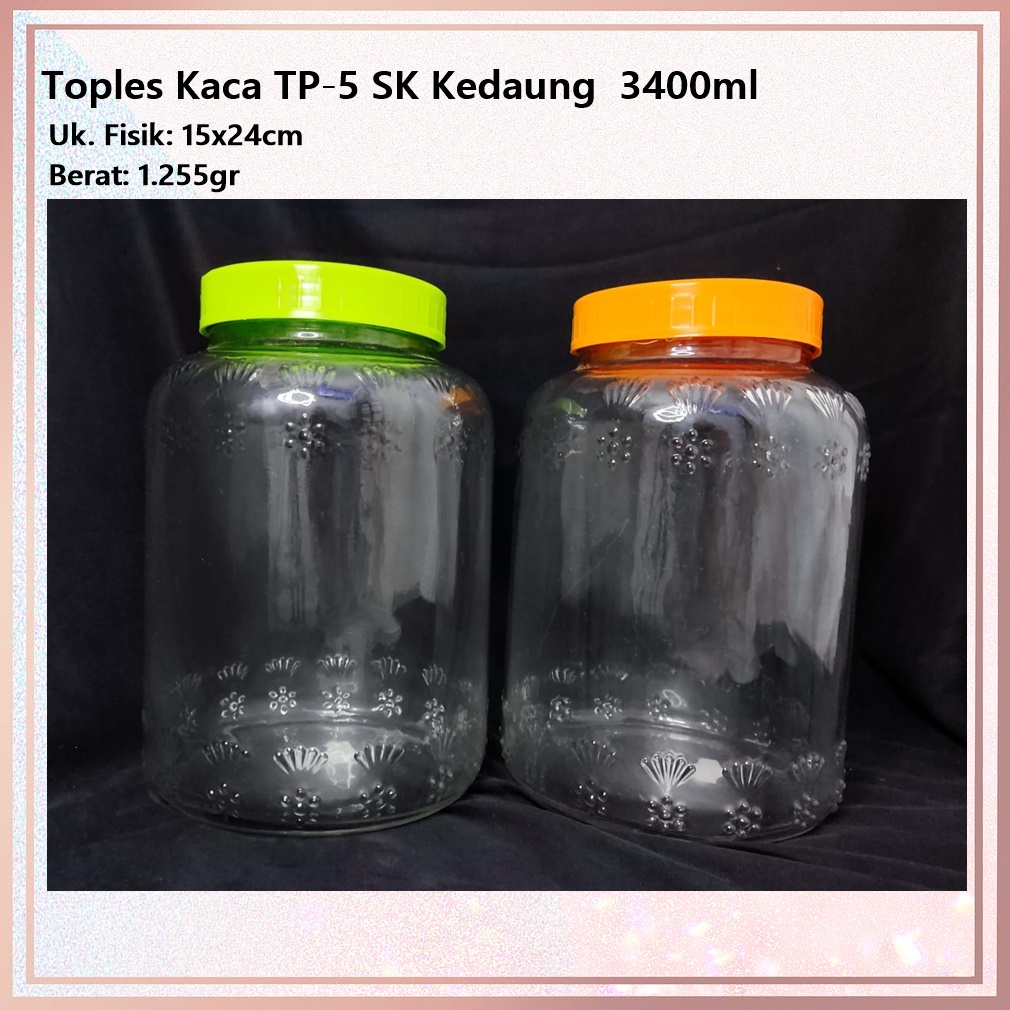 Toples Cendol/Toples Jadul/Toples Es Campur Kaca Kedaung TP-5 SK 3400ml