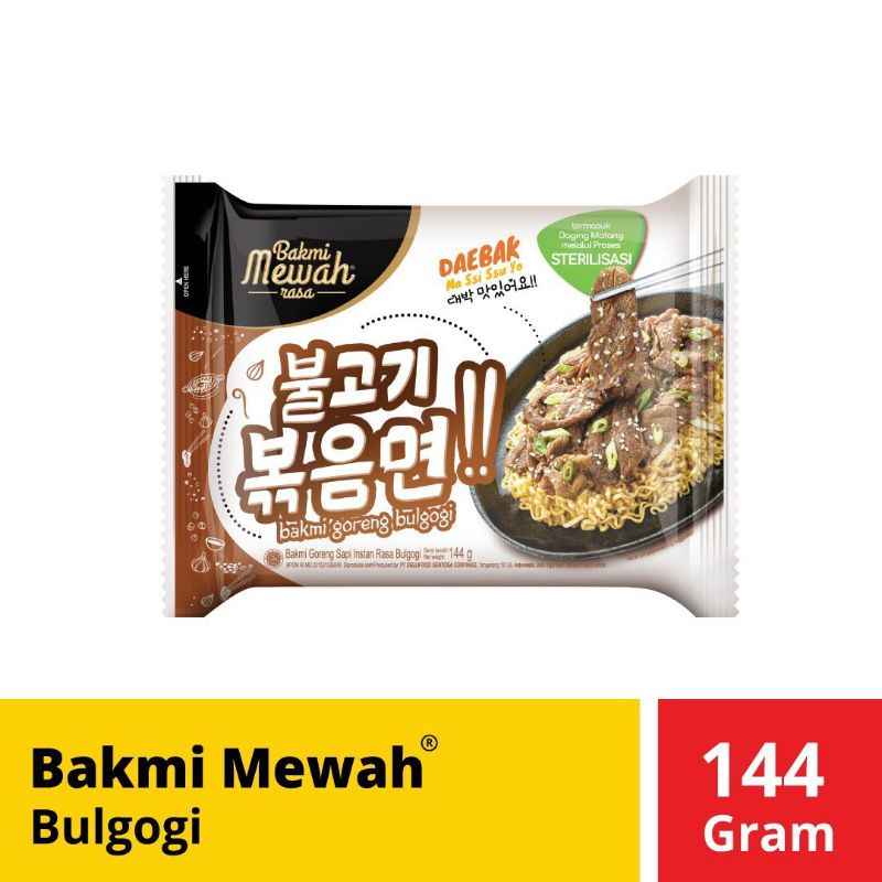 

Bakmi Mewah Goreng Bulgogi 144 gram