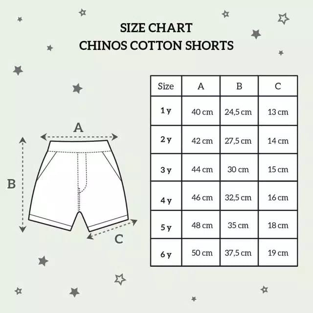 Palmerhaus - Chinos Cotton Short (Celana Anak / Bayi ) 1-6 Tahun