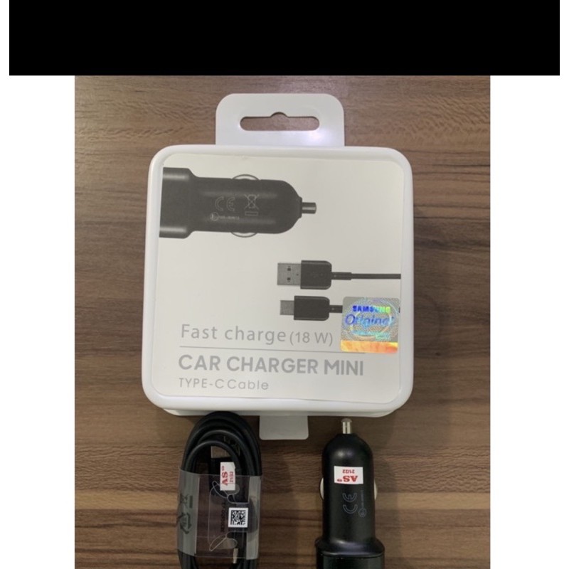 CHARGER MOBIL SAMSUNG S8 TYPE-C (FAST CHARGING) BLACK ORI 100