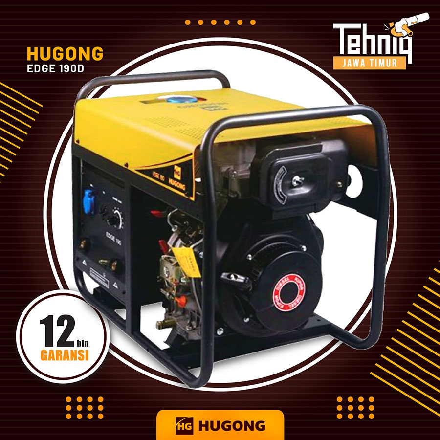 Welding Generator Engine HUGONG EDGE 190D (Diesel) MESIN LAS GENSET