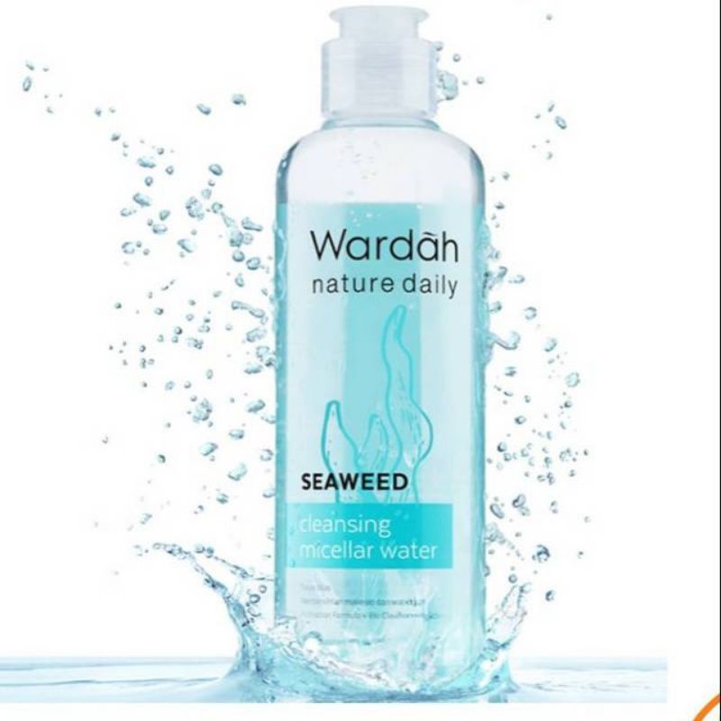 WARDAH MICELLAR WATER 100 ML WARDAH NATURE DAILY SEAWEED CLEANSING MICELLAR WATER 100 MIL WARDAH MIC