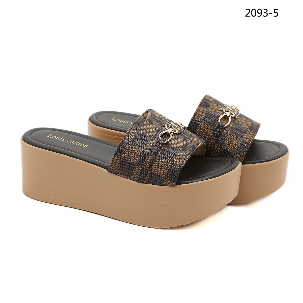 Wedges Platform slide Mule Sandals #2093-5