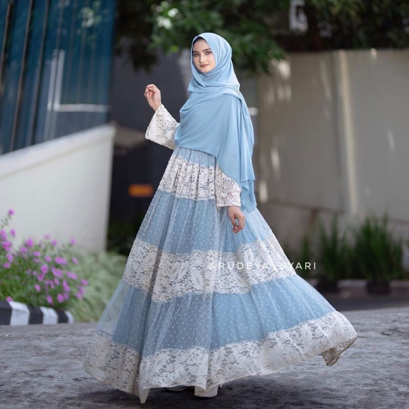 Dress rudeya Nayla dress ice blue