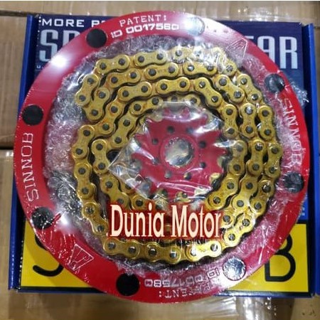 GIR GEAR SET SINNOB NINJA 250 CARBU NINJA 250 FI NINJA Z 250