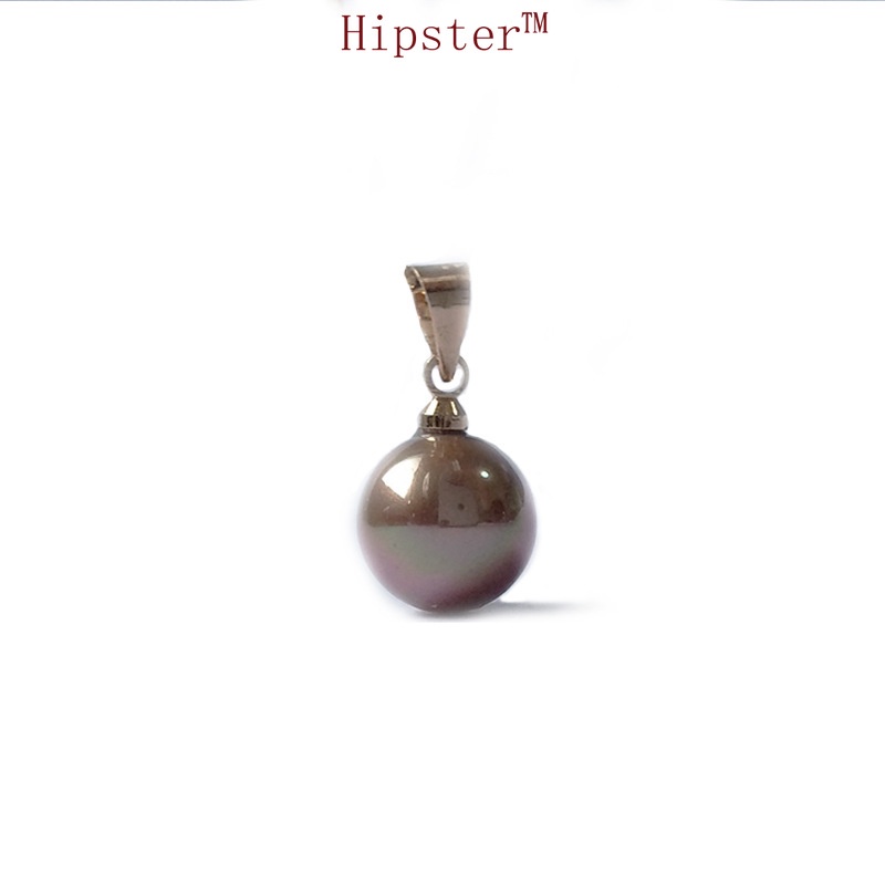 Light Luxury Champagne Natural Freshwater Pearl Pendant Necklace