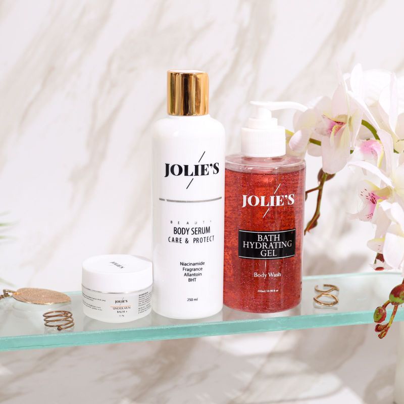 JOLIE'S BODY CARE SET PACKAGE (BODY WASH + BODY SERUM + UNDER ARM BALM)