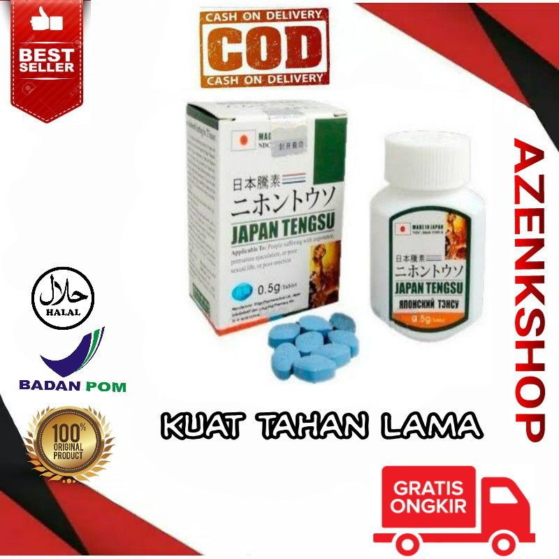 BAYAR DI TEMPAT (COD) Japan Tengsu Asli Suplemen Penambah Stamina Pria - Pengeras Alat Vital Pria