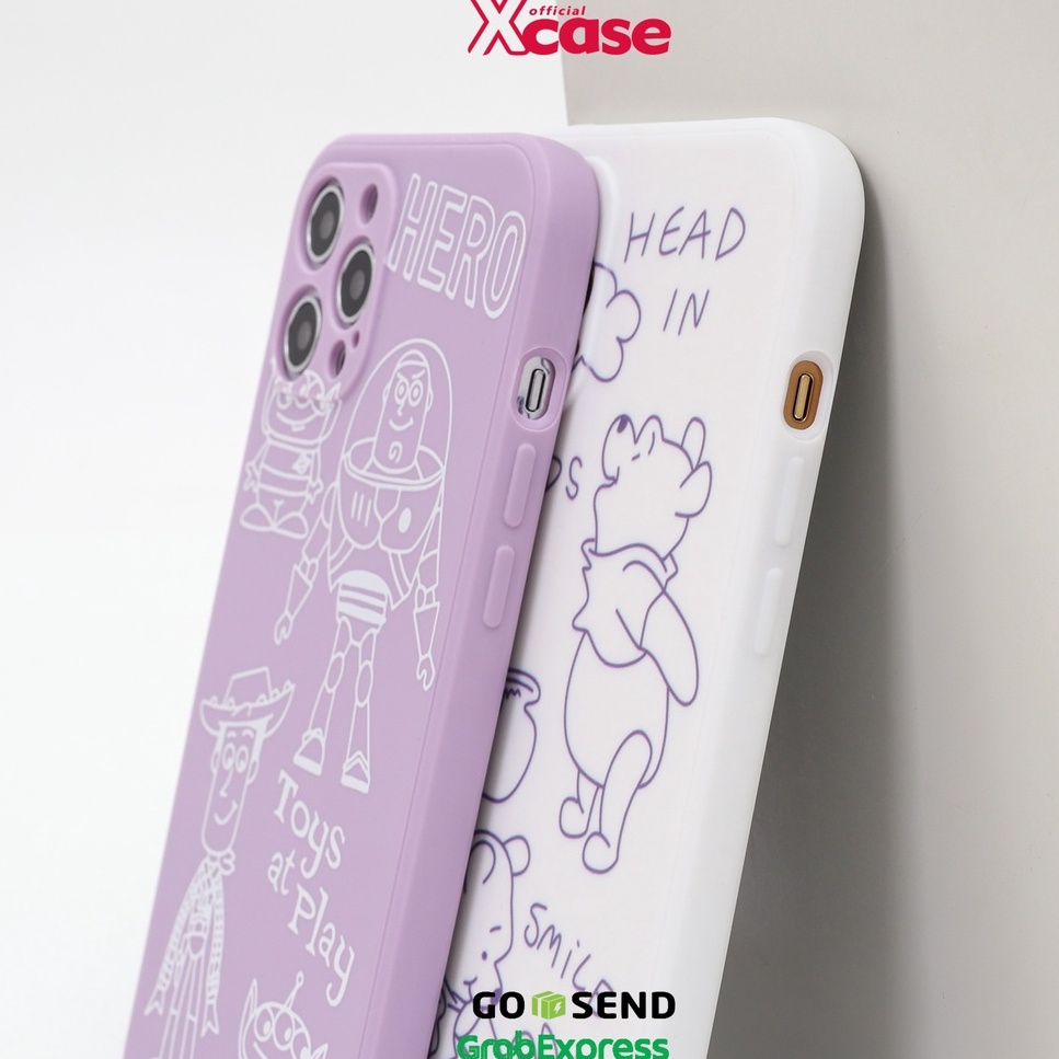 Soft Case iPhone 6 7 8 SE 6+ 7+ 8+ XR XS 11 12 MINI PRO MAX - Hero Cute Cartoon Case Edge Full Cover