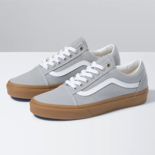 Sepatu Sneakers Pria Wanita Murah Sepatu Vans Oldskool Grey Murah