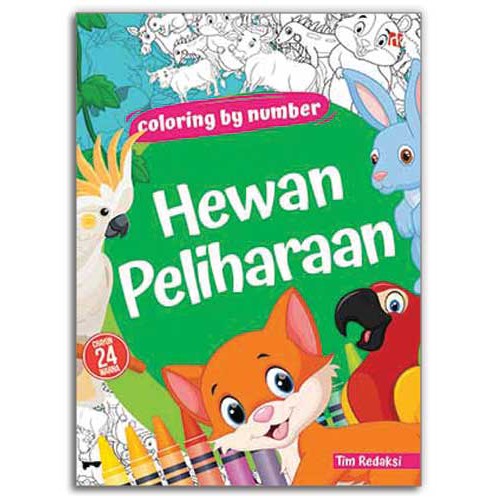 Coloring By Number (Hewan Peliharaan/Hewan Liar/Mobil Keren/AlatTransportasi/BuahSayur/Dinosaurus)