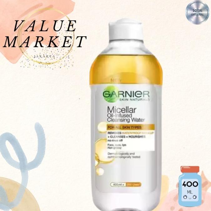 GARNIER MICELLAR OIL INFUSED CLEANSING WATER (400 ml)