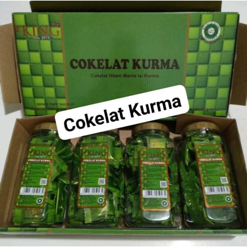 

D KING COKELAT KURMA HIJAU ISI 4 TOPLES