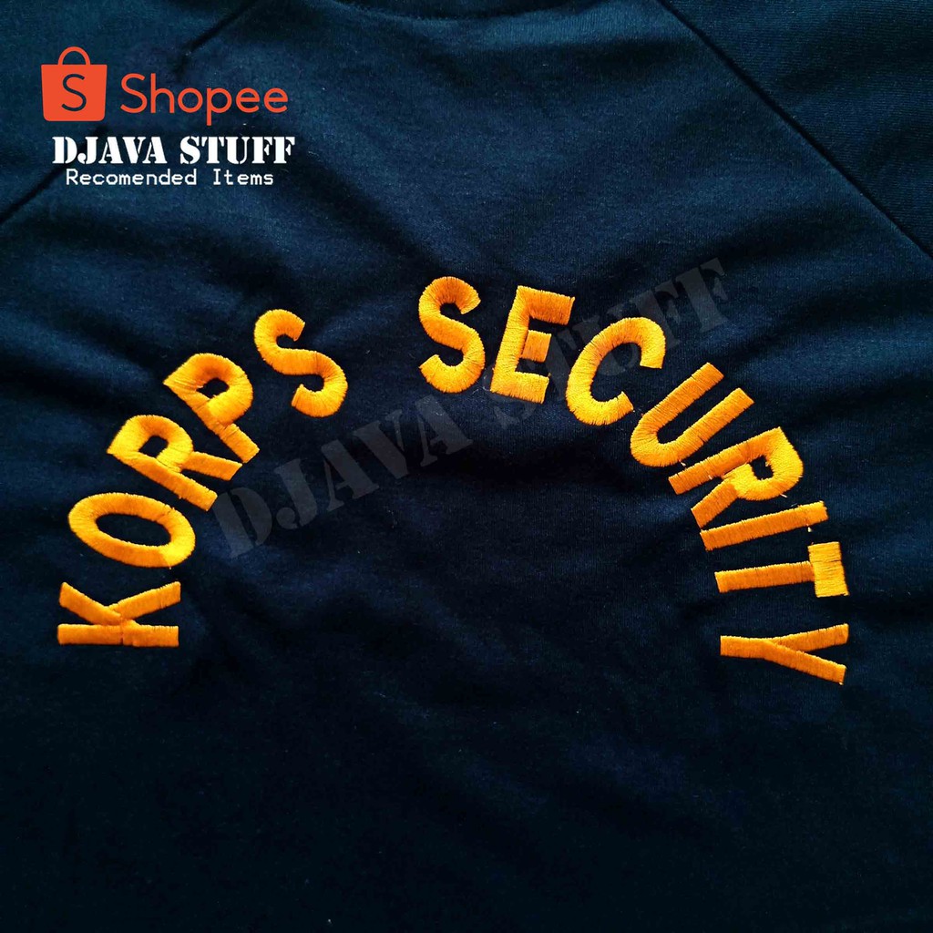 Kaos Satpam Terbaru Kaos Security Kerah Pendek Warna Coklat Hitam Navy Satpam Security