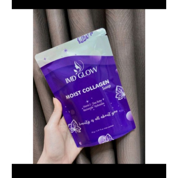 Sabun Collagen IMD GLOW (100% ORI & putih permanen)