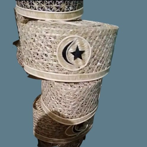 Peci/Kopiah/Songkok Unik Bambu Bintang