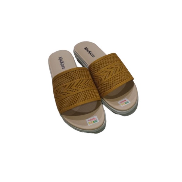 Sandal slop rajut import/Sandal slop wanita murah