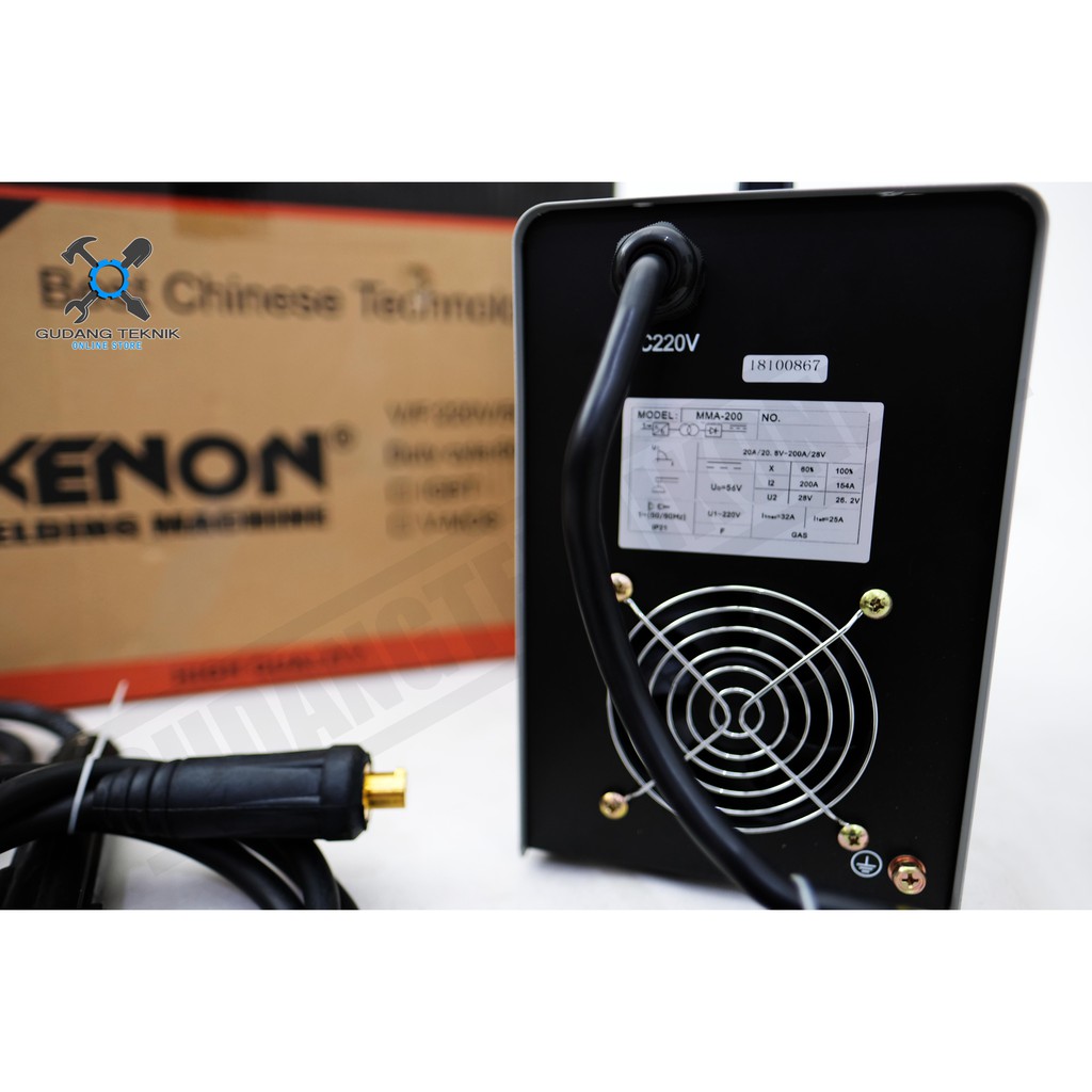 Mesin Trafo Las 200A XENON / Travo Las Inverter Xenon MMA 200 A