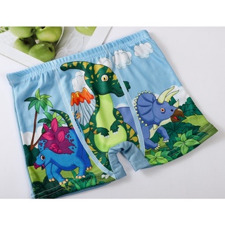 GO!CP8543 Celana pendek Boxer Anak Laki laki cowok motif kartun animal hewan  3 dinosaurus lucu