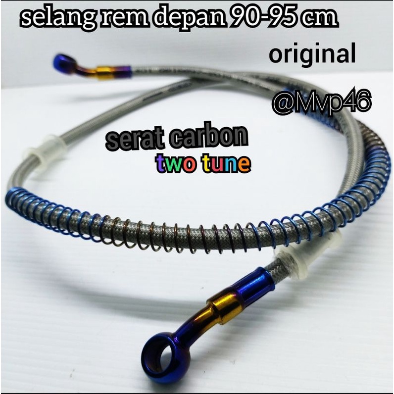 Selang rem depan 95 cm  two tone / selang rem depan two tone