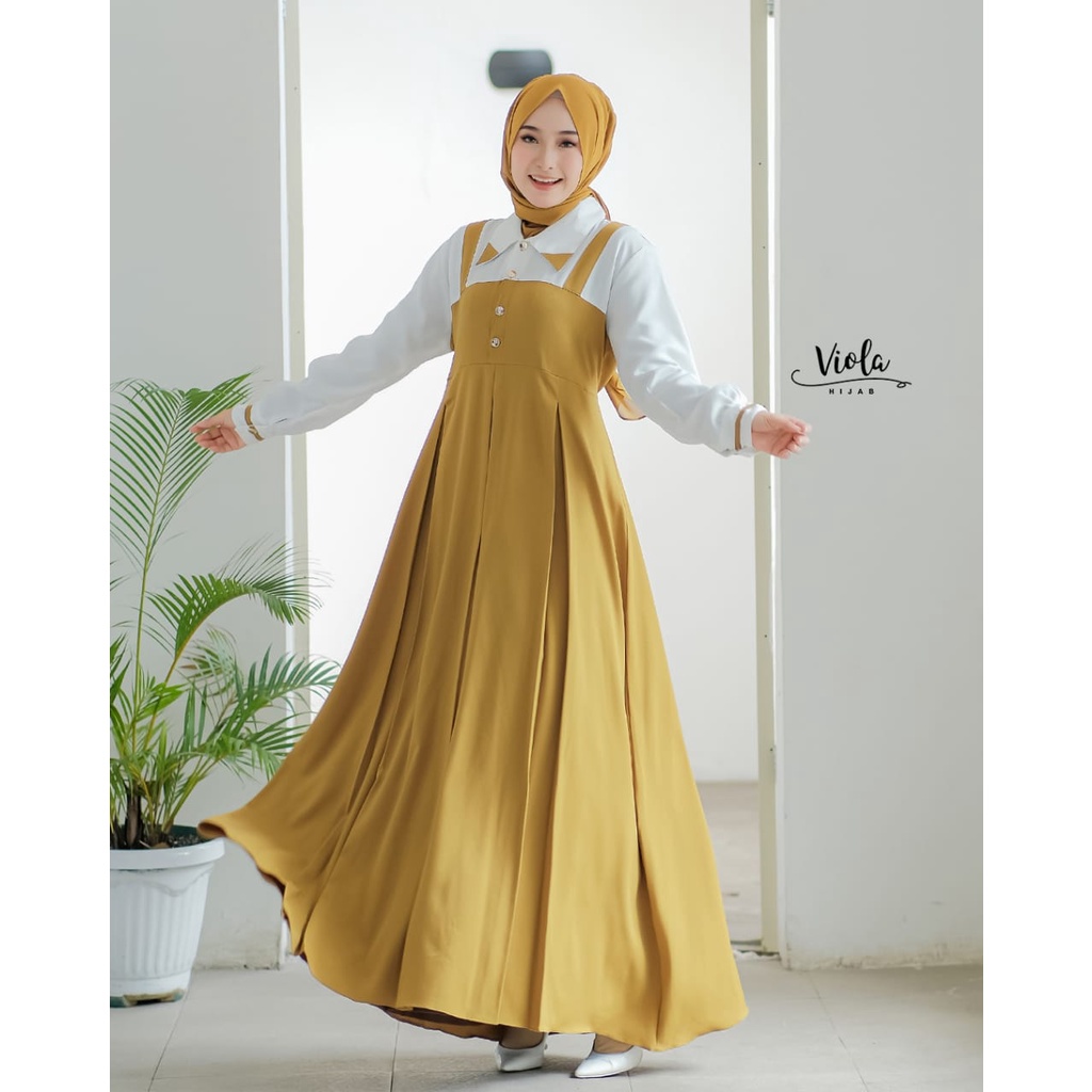 Bisa Cod Gamis Alisha Ori By Viola Hijab / GAMIS WANITA TERMURAH ORGINAL VIOLA HIJAB / GAMIS ALISHA 