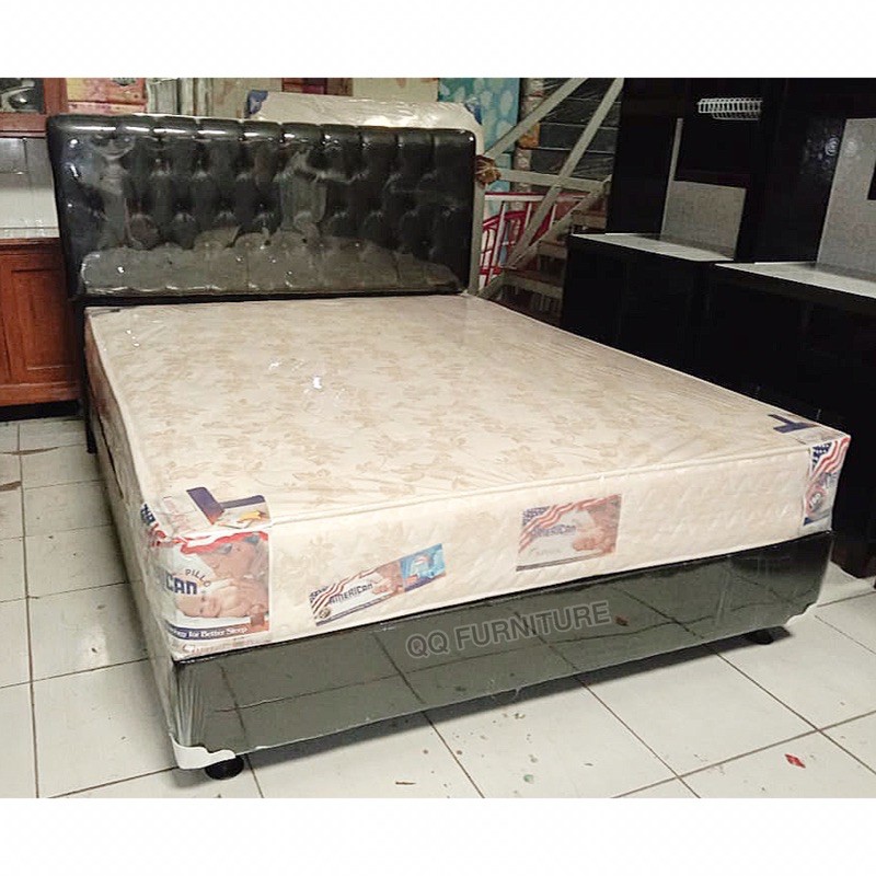 Set Springbed Imperial American Pillo divan sandaran tempat tidur matras kasur spring bed