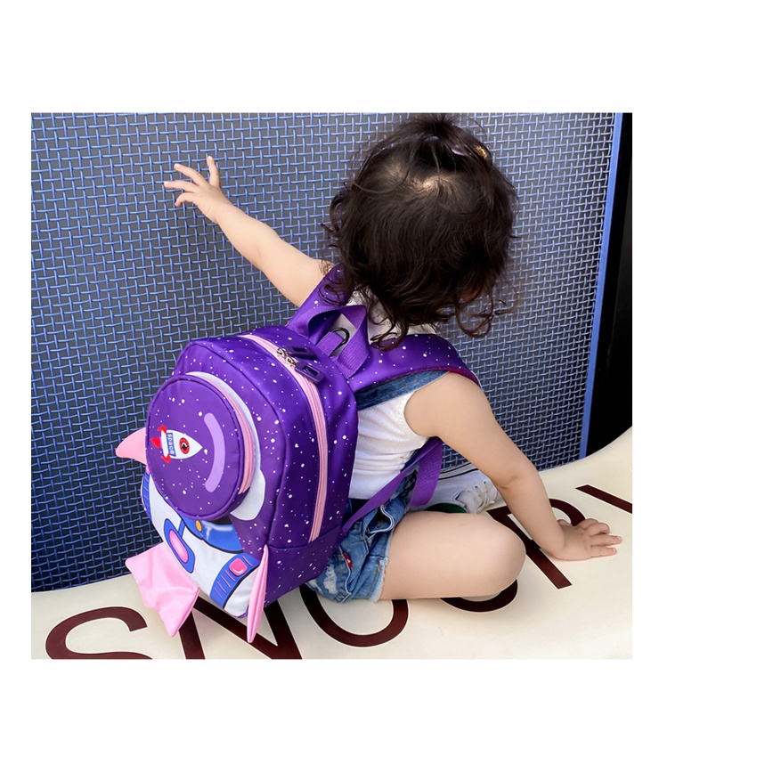 Tas backpack Anak Laki-laki / Perempuan Astronot 3D Import CB019