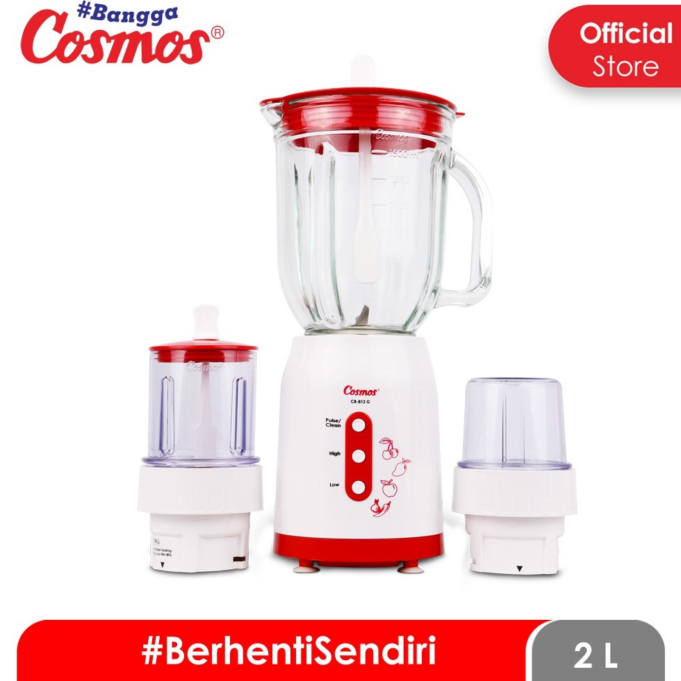 Cosmos Blender Kaca 3 in 1 - CB812G