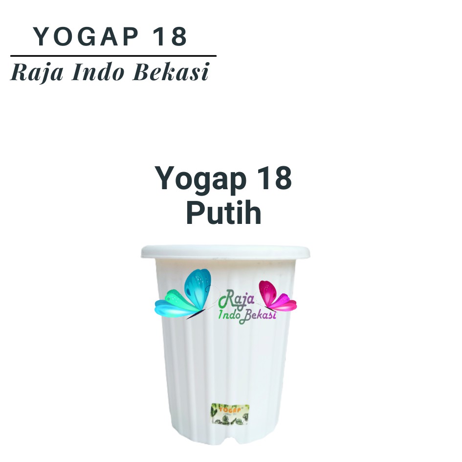 Pot Yogap 18 Putih Coklat Merah Bata Bening Transparan Pot Yogap Yoga 18 19 25 Tebal Murah