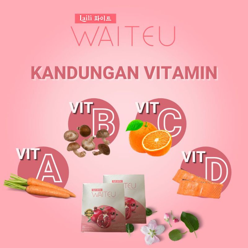 

Waiteu 1 Box Setara 3x Suntik Putih / Minuman Kolagen Holwa Fashion