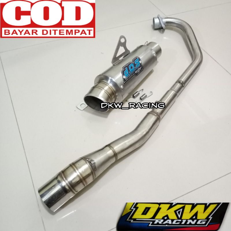 Knalpot Racing DOS Pnp Jupiter MX King/ Jupiter MX New/ Jupiter MX Lama