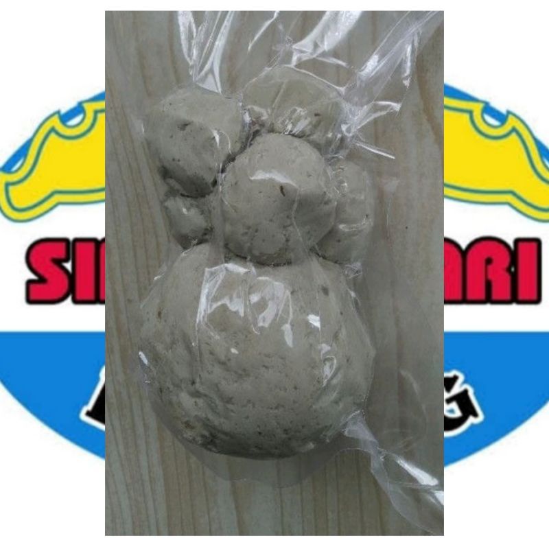 BASO IKAN SINAR BAHARI RUDAL CAMPUR (BESAR 1 PCS KECIL 5 )PCS TANPA BUMBU