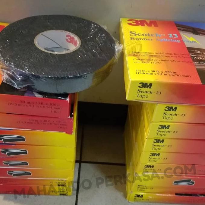 

[[BISA COD]] Isolasi karet / Rubber Splicing Tape 23 Scotch 23 KOMPLIT Kode 942