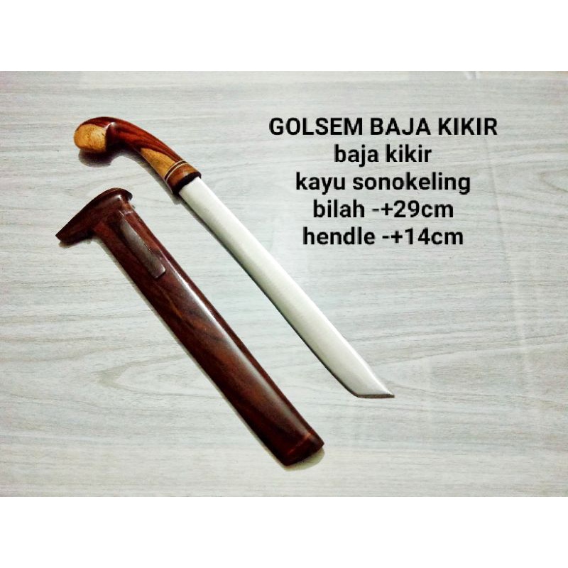 GOLSEM BAJA KIKIR KAYU SONOKELING JAGAL SEMBELIH BAJA KIKIR