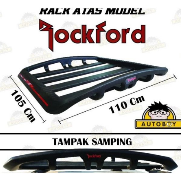 Paket Rak Bagasi Atas Model Rockfroad dan Kaki Rak Jepit Body Pompa