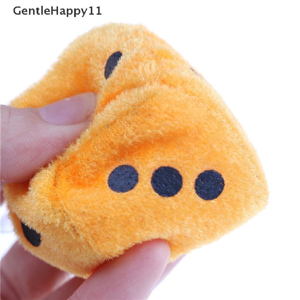 Gentlehappy 2 Pcs 4 cm Plush Dadu Kain Boneka Bantal Liontin Permainan Anak Alat Peraga Mainan Hadiah