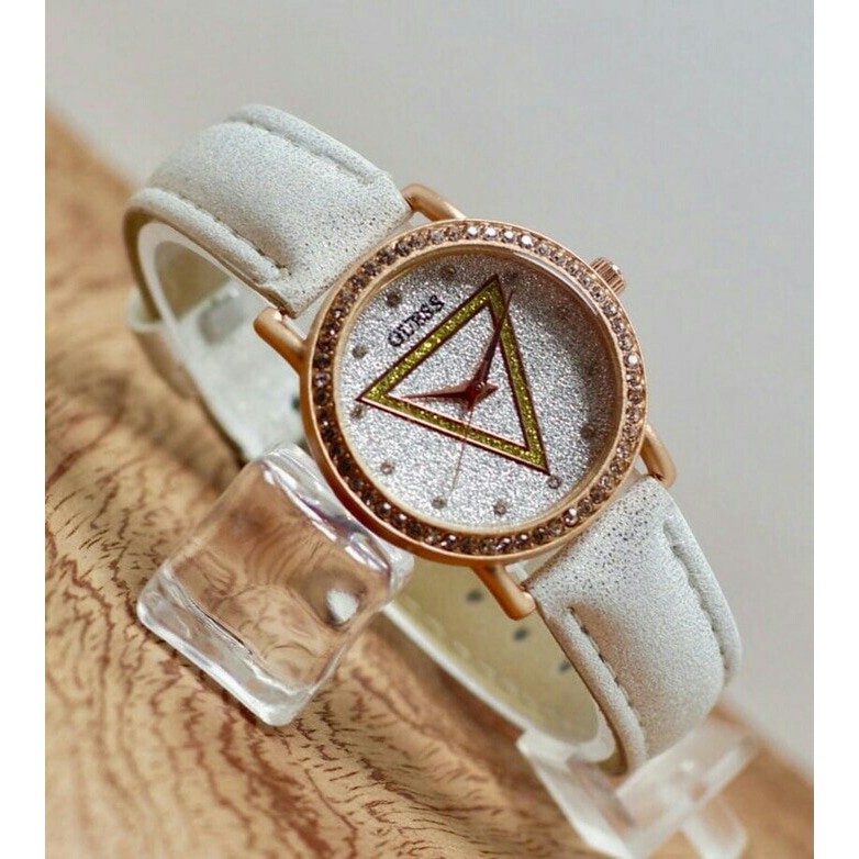 terpupuler terlaris jam tangan murah guess wanita / jtr 1089 putih