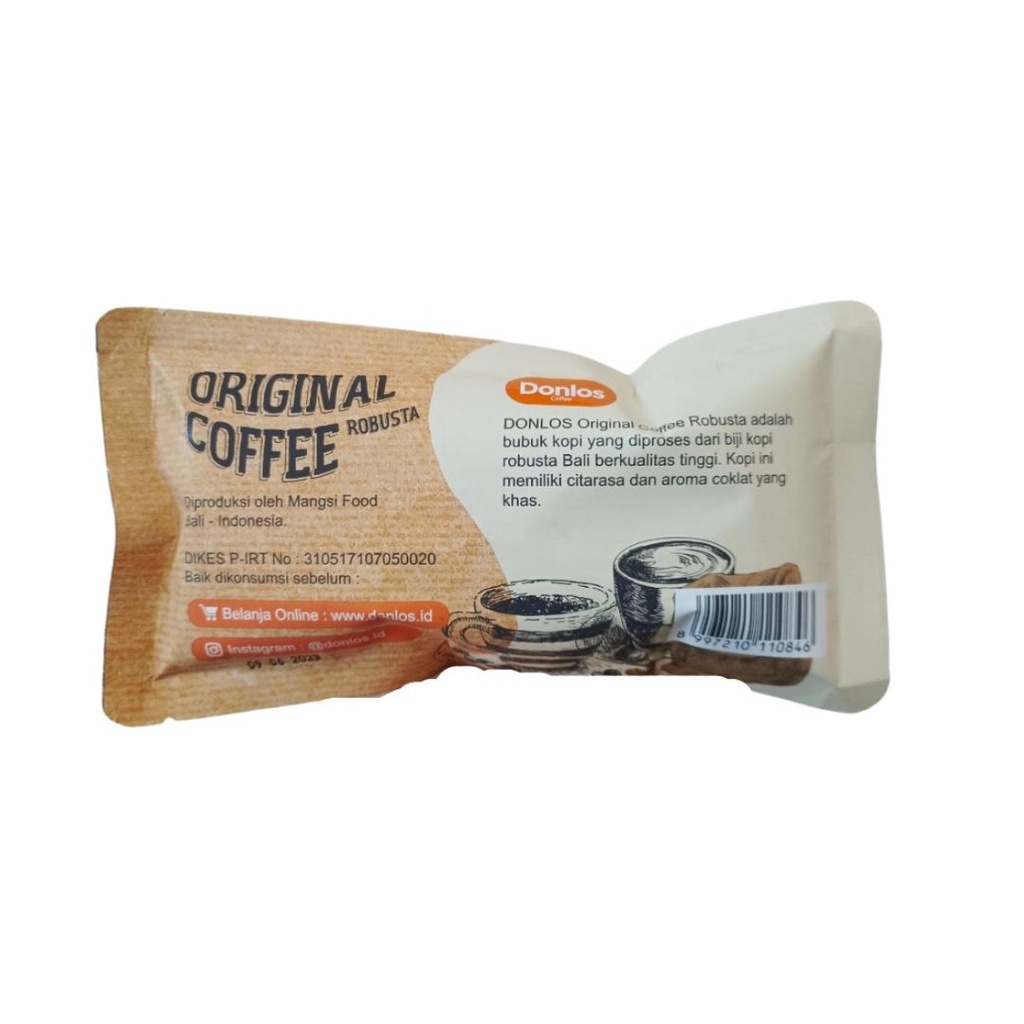 Kopi Sachet DONLOS ASLI BALI - Original Coffee