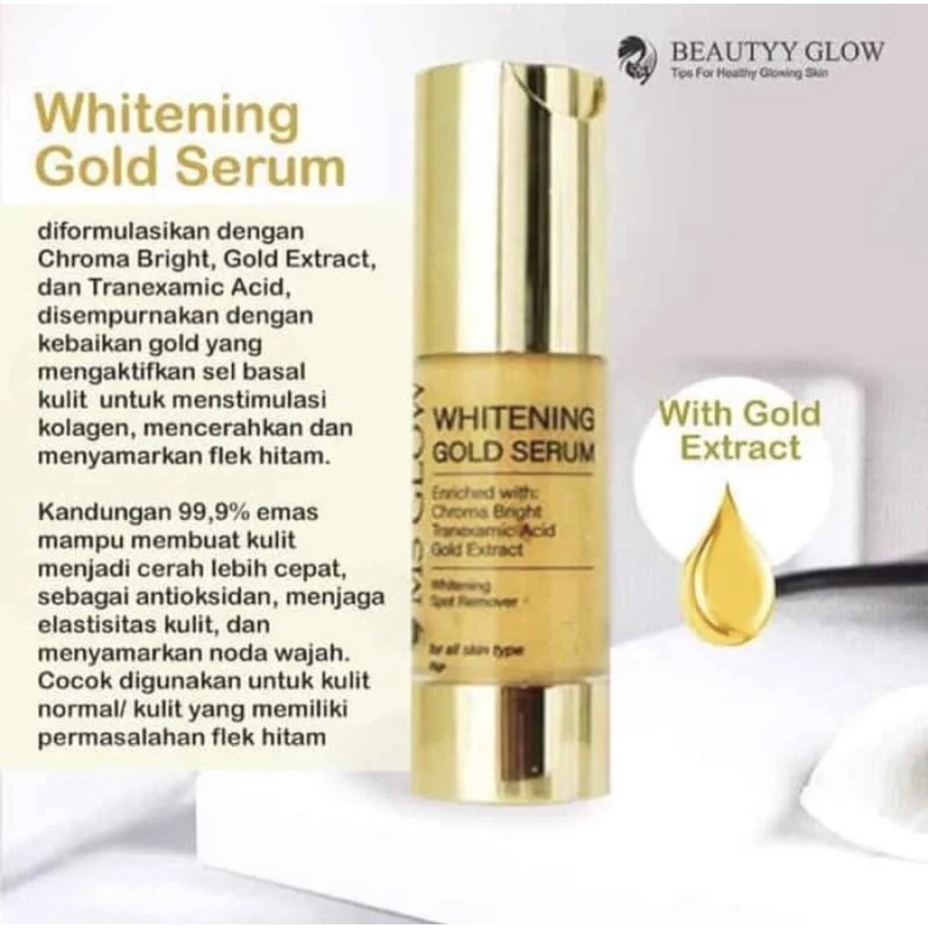 Serum Ms glow serum luminous | lifting | acne | whitening gold serum Msglow