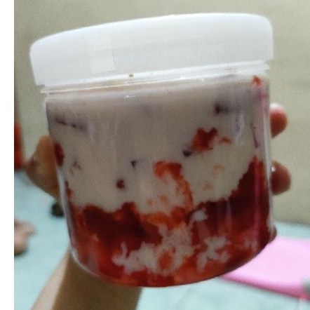 

strawberry milk cheese