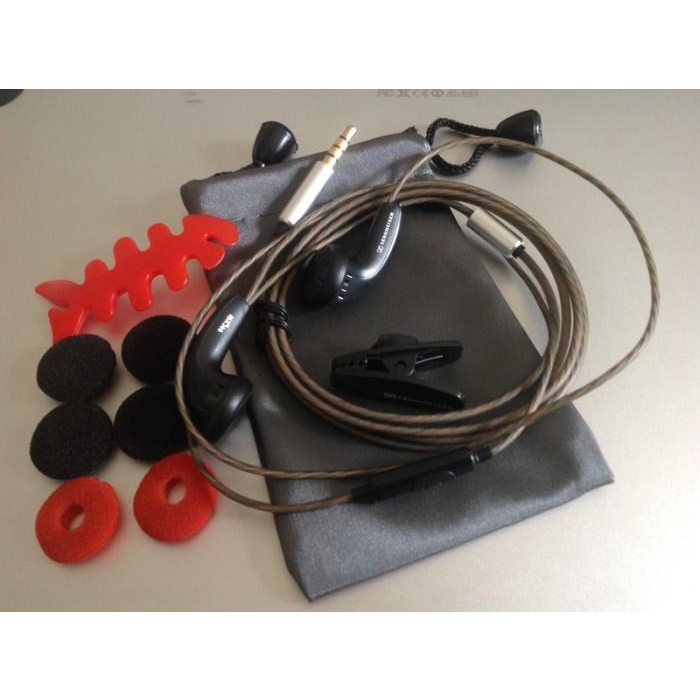 Diy Earbud Sennheiser Mx500 Earphone+Mic Upgrade Version Bass Headset