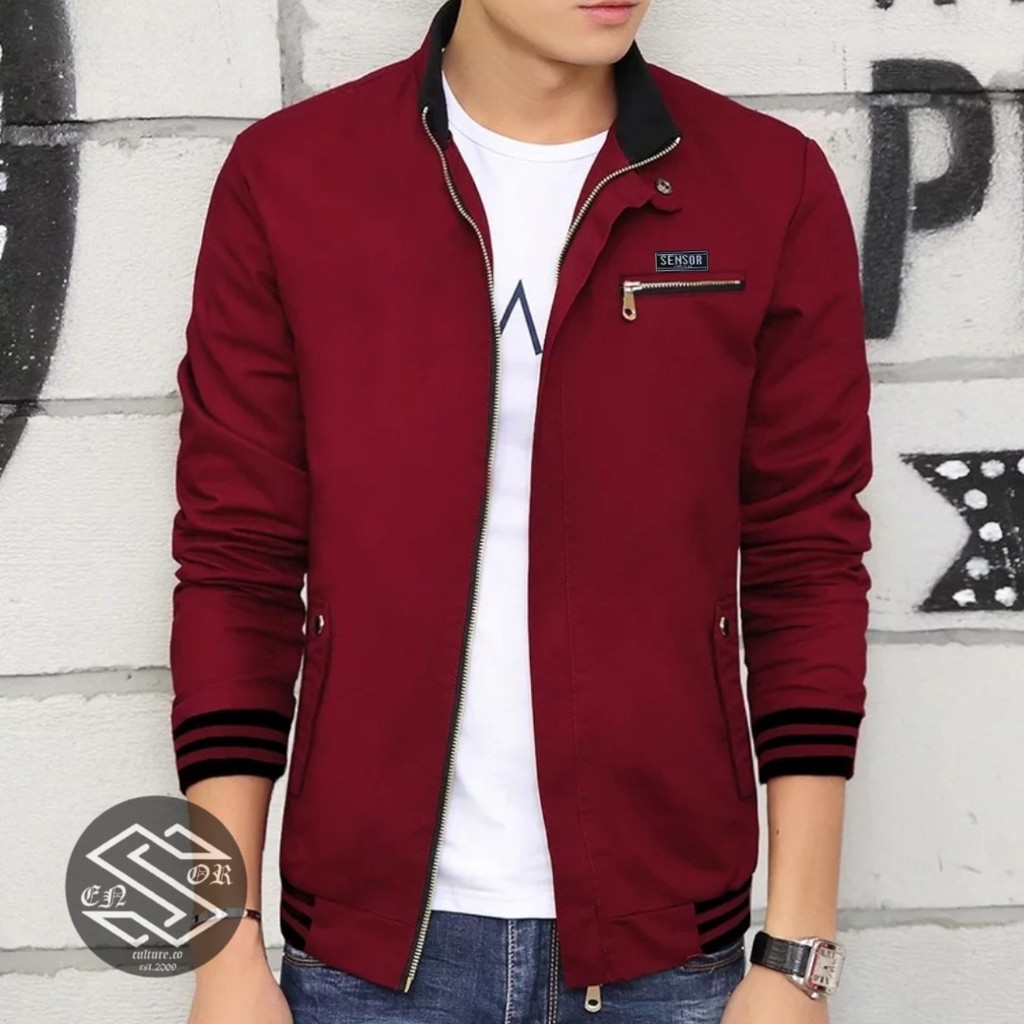 TERMURAH ! Bomber Casual Polos Original Sensor Bomber Pilot - Jaket Bomber Pria