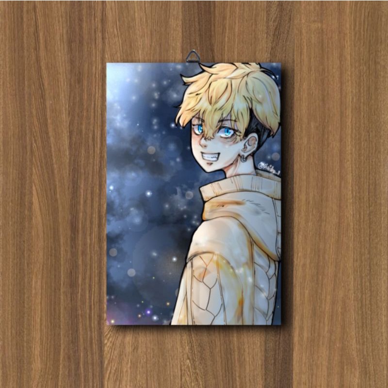 HIASAN DINDING KAMAR CHIFUYU MATSUNO TOKYO REVENGERS ANIME / POSTER KAYU ANIME / DEKORASI KAMAR-C16