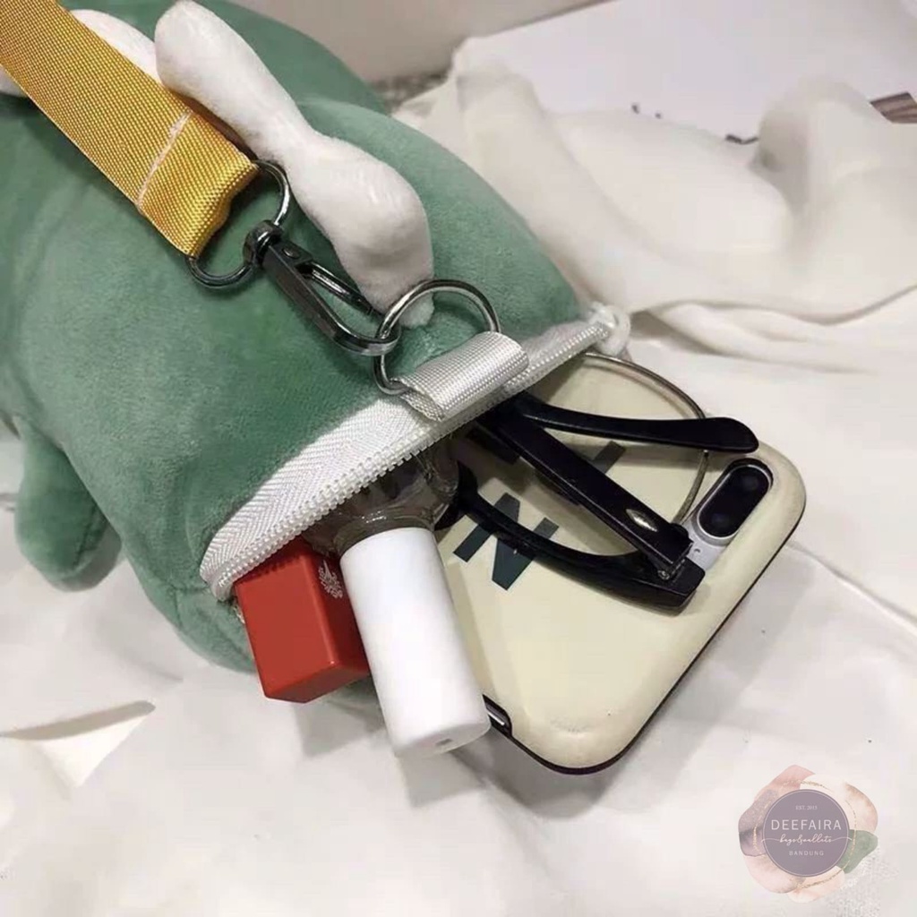 Tas Selempang Boneka D1no Mini Lucu Untuk Tas Anak Perempuan