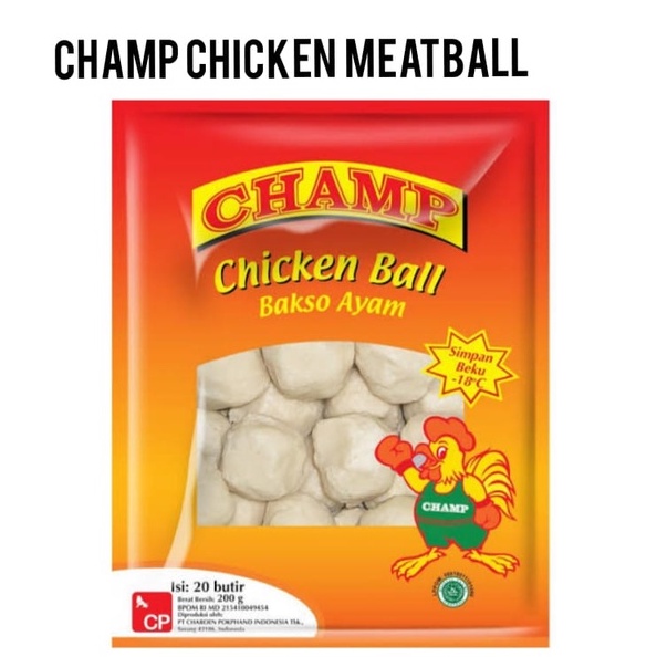 

Champ Chicken Meatball 200 gr