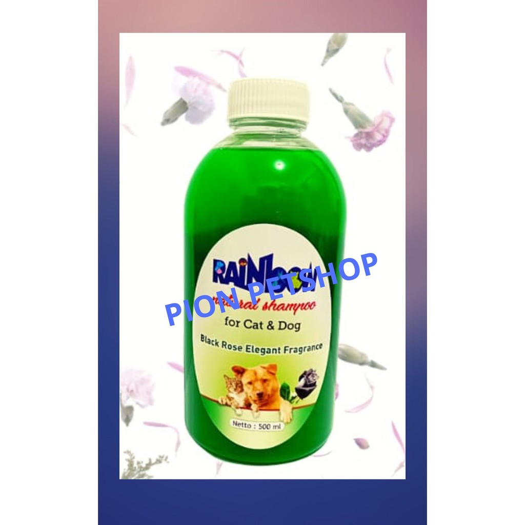 RAINBOW NATURAL SHAMPO KUCING &amp; ANJING MURAH ukuran 500 ml (Tutup ULIR/CAP)