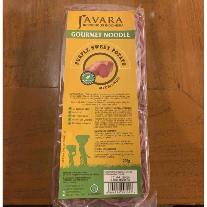 

Javara Gourmet Noodle Purple Sweet Potato Mi Ubi Ungu