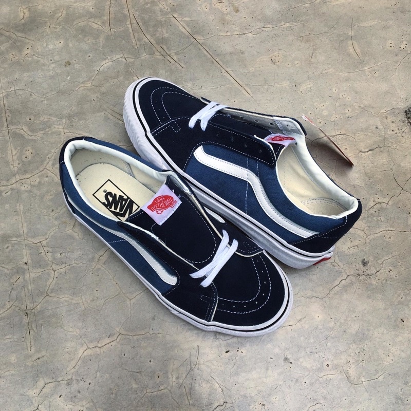 VANS SK8 LOW BLUE NAVY/WHT CLASSIC